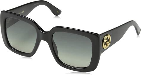 gucci gg0141s 001 black square sunglasses